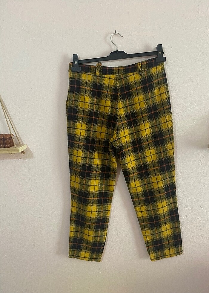 ekoseli pantolon - Görsel 3