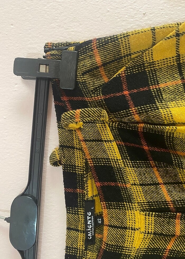 ekoseli pantolon - Görsel 2