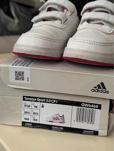 Adidas kız çocuk spor ayakkabı 26/5 no