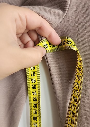 40 Beden camel Renk Bej Kadın Uzun Keten Elbise, Salaş Kesim, Drapeli