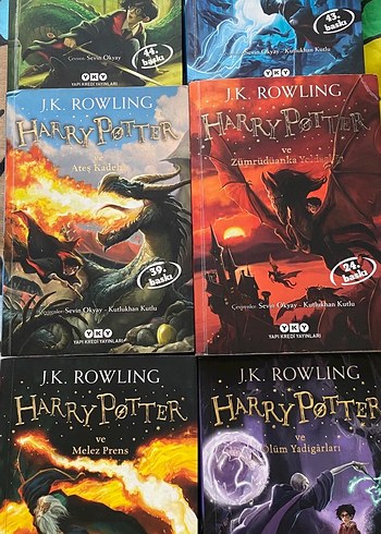J.K. Rowling Harry Potter Serisi 6 Kitap