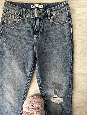 xs Beden lacivert Renk Zara kot pantolon