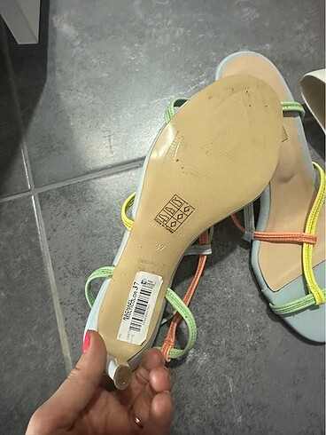 Elle Elle renkli soft topuklu