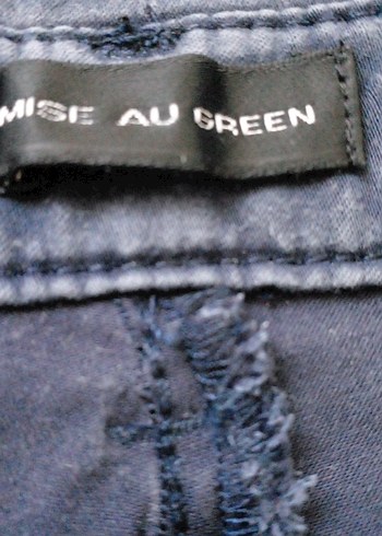 40 Beden Mise au green marka Kadın lacivert Denim Bermuda Şort
