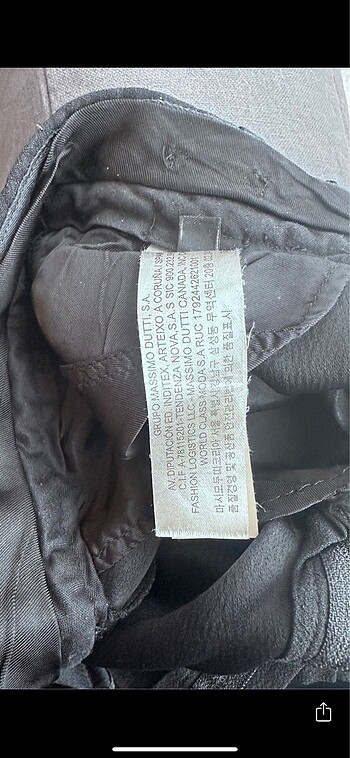 36 Beden siyah Renk Massimo Dutti Palazzo Pantolon