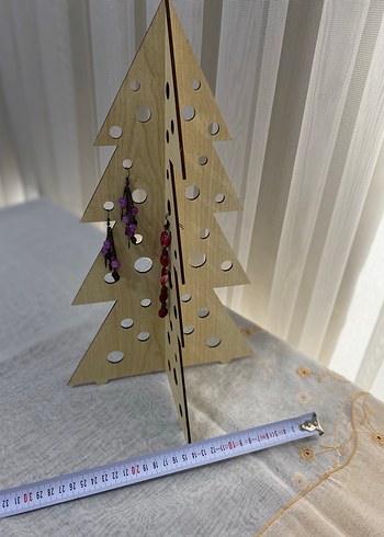 Accessorize Delikli Ahşap Ağaç Takı Askısı
