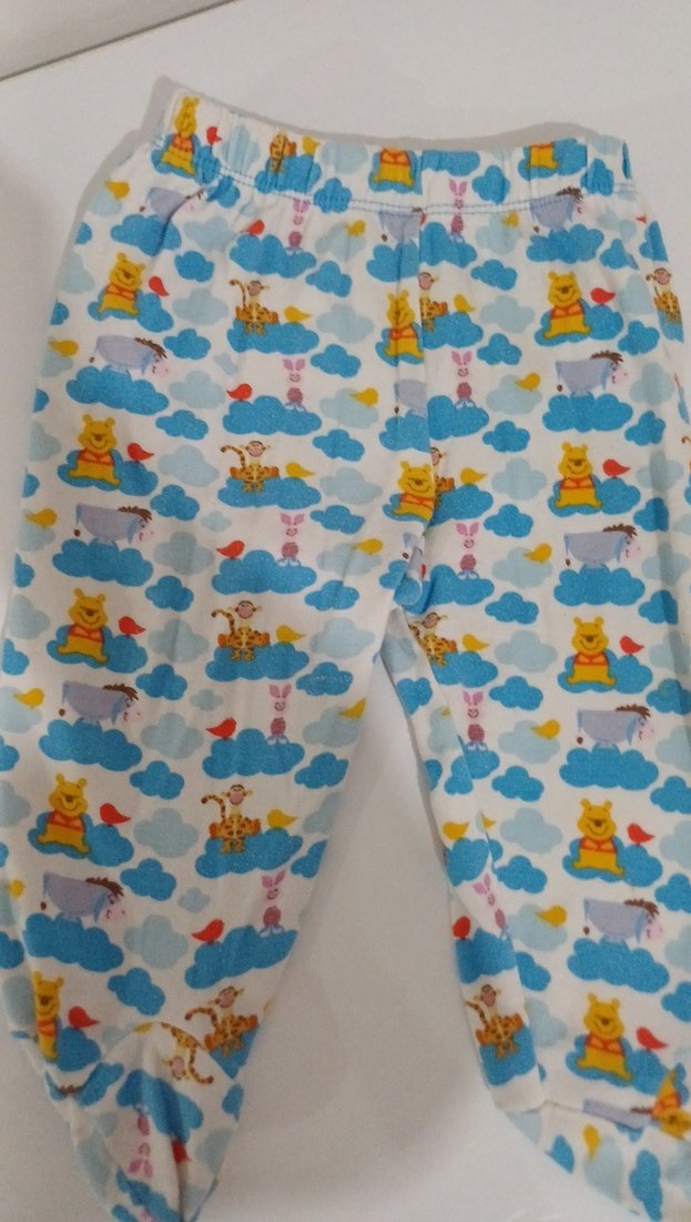 Çocuk Renkli Baskılı Polar Külotlu Çorap - Görsel 2