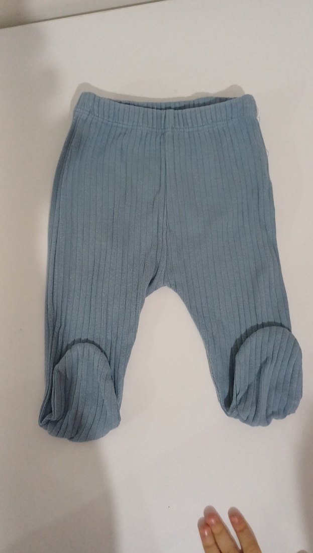 Mavi Bebek Kot Görünümlü Külotlu Çorap - Görsel 2