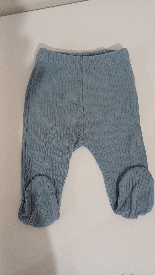 Mavi Bebek Kot Görünümlü Külotlu Çorap - Görsel 3