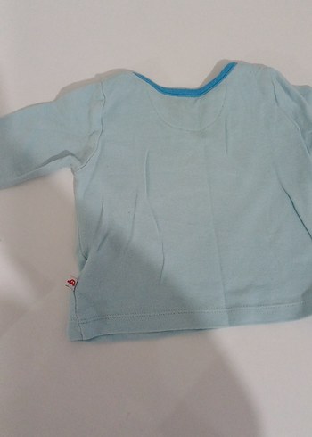 Düğmeli Erkek Çocuk Mavi Sweatshirt - Görsel 3