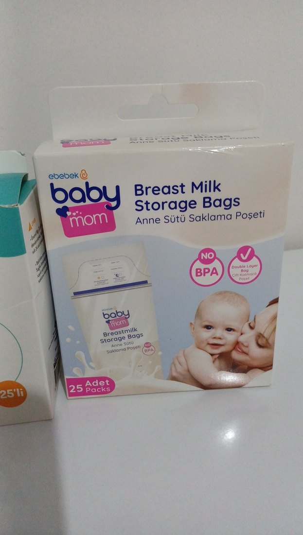 Bebek Anne Sütü Saklama Poşeti 25'li - Görsel 2