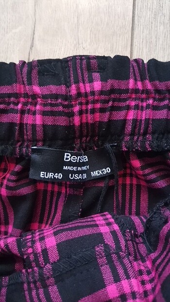 40 Beden Bershka Ekose Pantalon