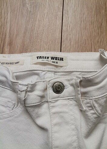 32 Beden beyaz Renk Tally Weijl Kot
