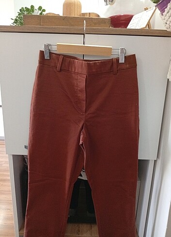 H&M Taba rengi kanvas pantolon 