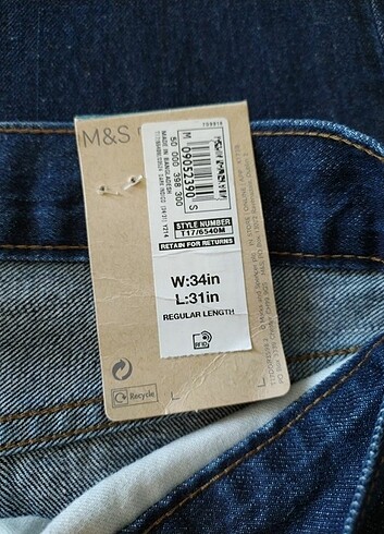 34 Beden lacivert Renk Marks and spencer