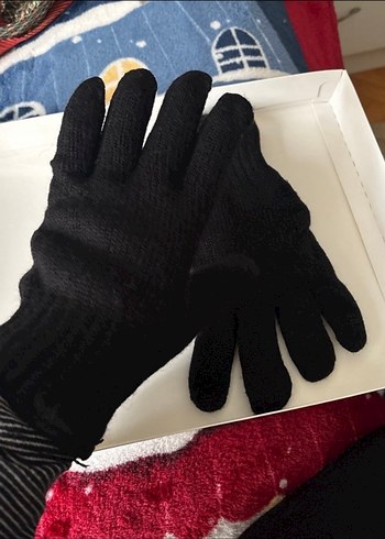 Erkek Çocuk Siyah Triko Eldiven - Görsel 2