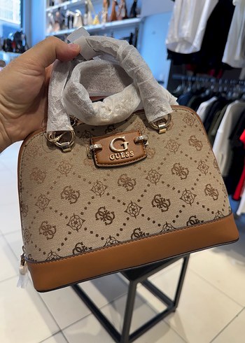 Guess Bej Modern Klasik Kadın Çanta