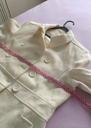 Düğmeli Şık Midi Kaban - Görsel 8