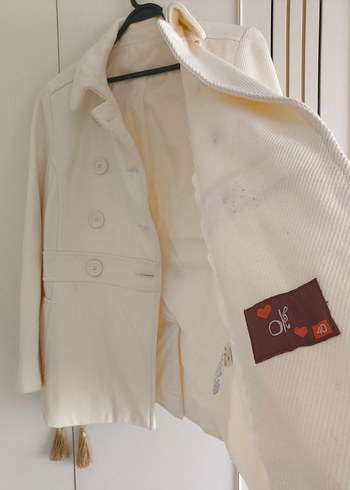 Düğmeli Şık Midi Kaban - Görsel 6