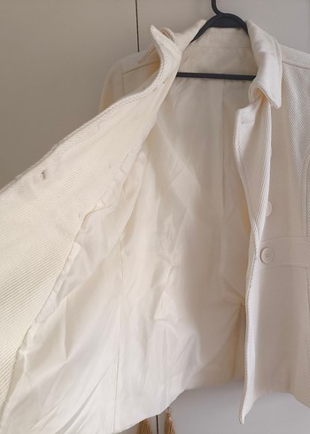 Düğmeli Şık Midi Kaban - Görsel 3