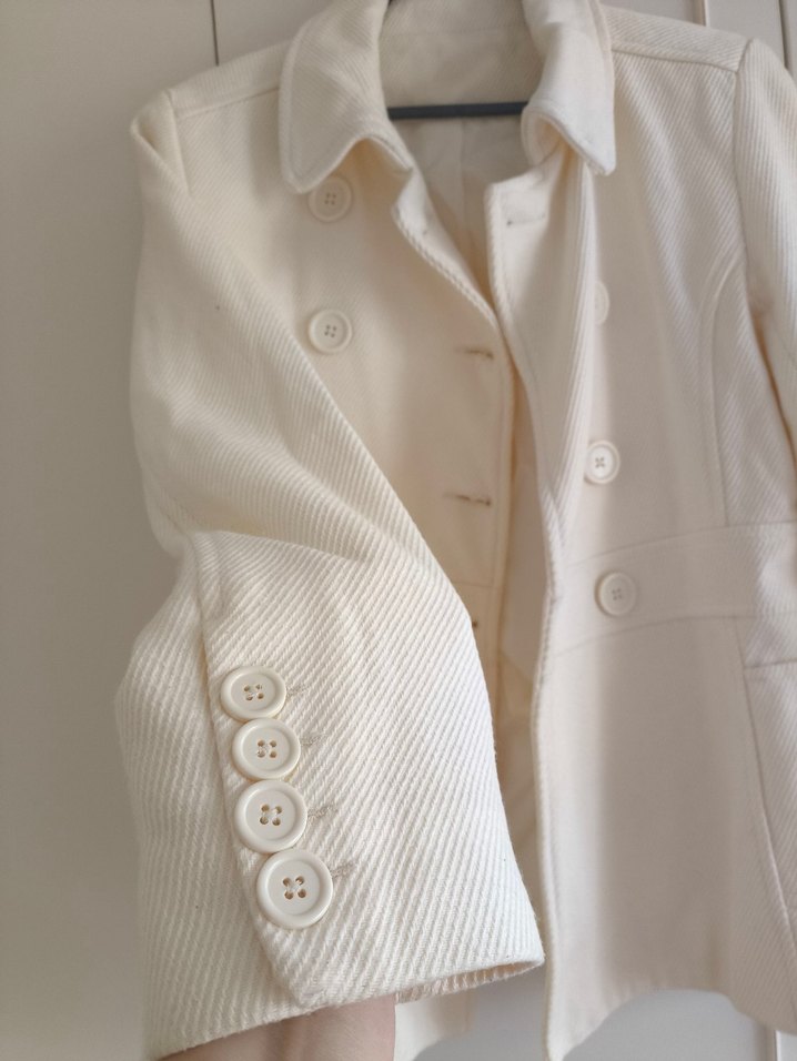 Düğmeli Şık Midi Kaban - Görsel 5