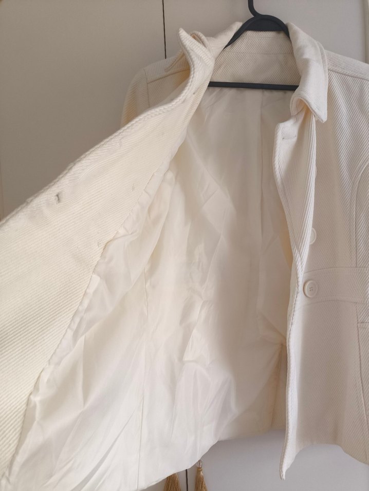 Düğmeli Şık Midi Kaban - Görsel 3