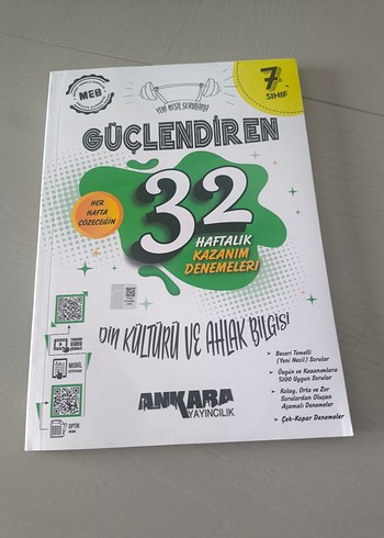 7. Sınıf Din Kültürü 32 Haftalık Kazanım Denemeleri Güçlendiren