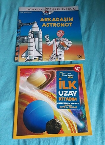 İlk Uzay Kitabım & Arkadaşım Astronot + İlk Dinazor Kitabım