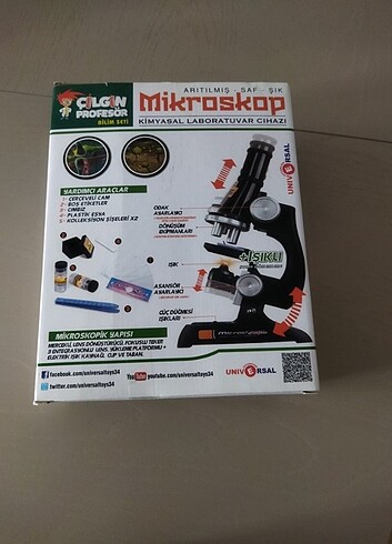 Diğer Çılgın Profesör Mikroskop Bilim Seti