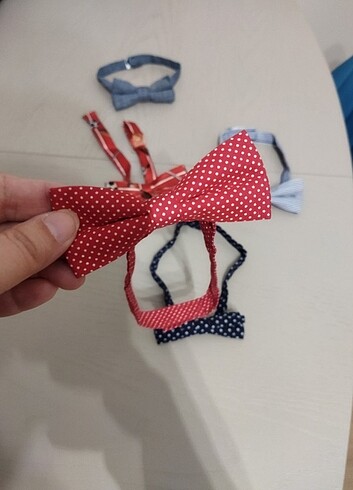 Çocuk Papyon Çeşitli Renk Desen - Görsel 6