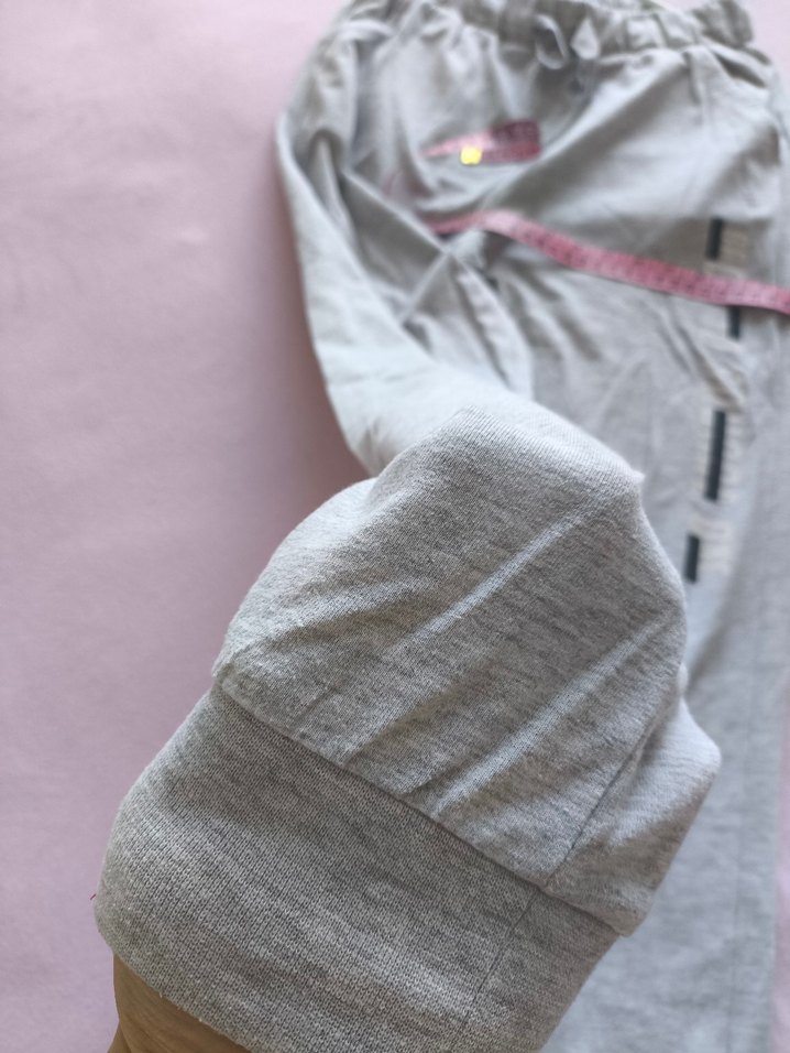 Gri Spor Rahat Kesim Çocuk Eşofman Altı - Görsel 5