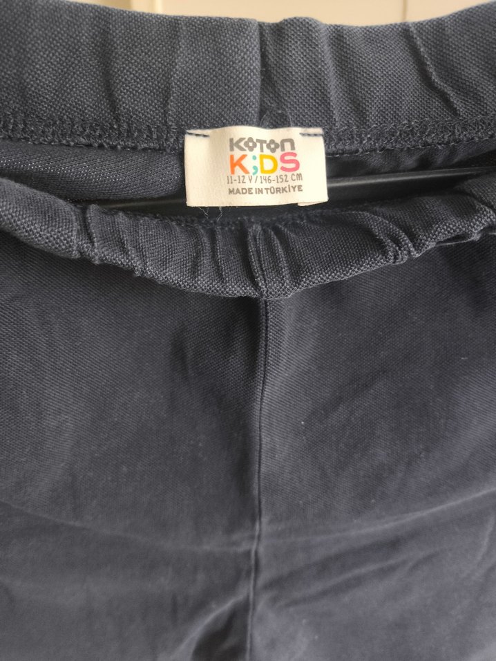 Siyah Erkek Çocuk Rahat Kesim Şort - Görsel 3