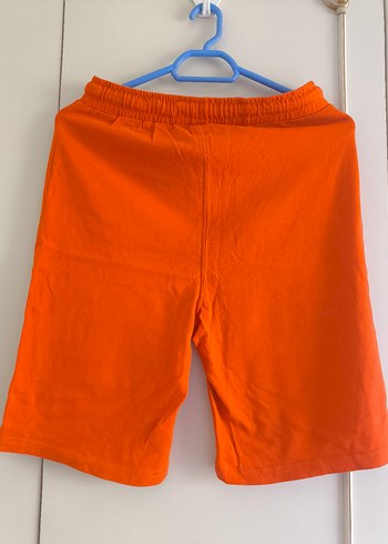 Renkli Baskılı Turuncu Erkek Şort - Görsel 3