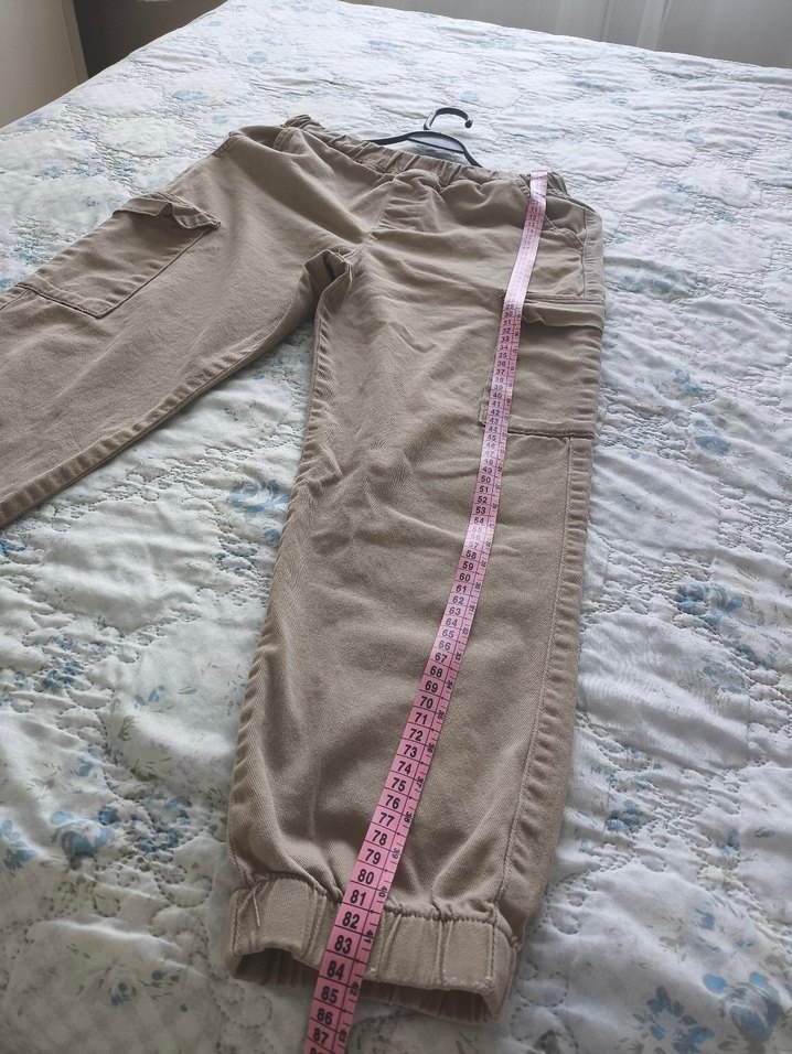 Bej Lastikli Okul Pantolonu - Görsel 4
