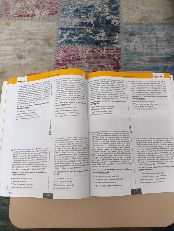 7. Sınıf Paragraf Soru Bankası - Hız Yayınları - Görsel 3