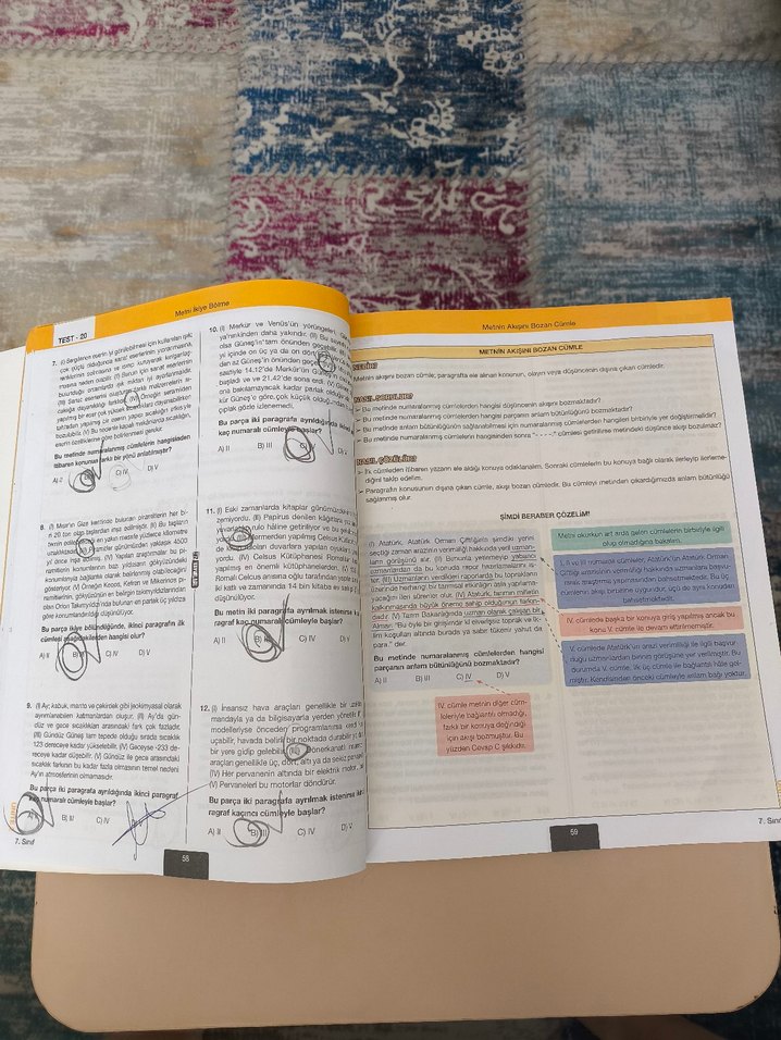7. Sınıf Paragraf Soru Bankası - Hız Yayınları - Görsel 5