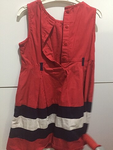 4 Yaş Beden kırmızı Renk Kız çocuk elbise