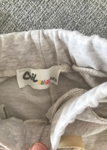 Civil Gri Pamuklu Erkek Bebek Uzun Kollu Takım