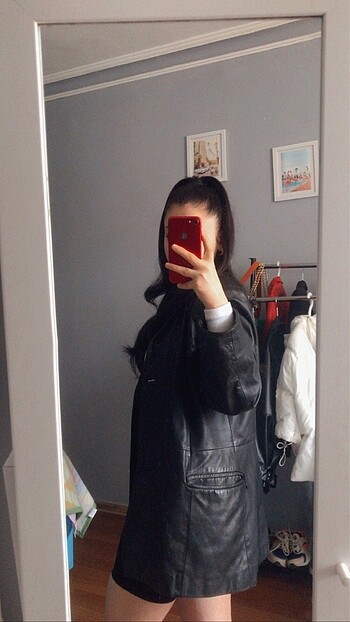 Deri blazer ceket