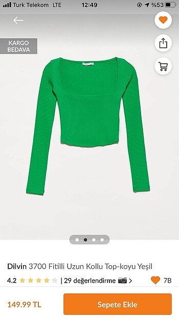 Divin fitilli uzun kollu crop