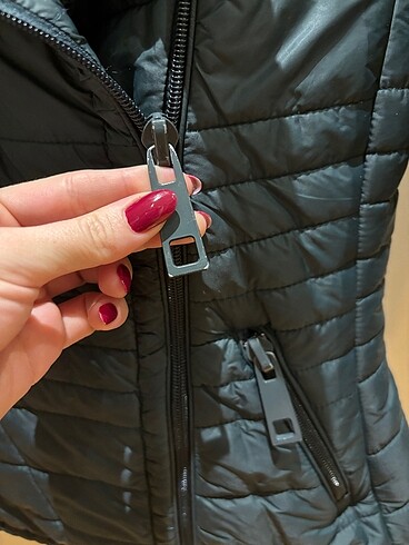 Diğer Yaka detaylı kadın montu