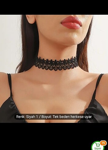 choker boyun kolyesi