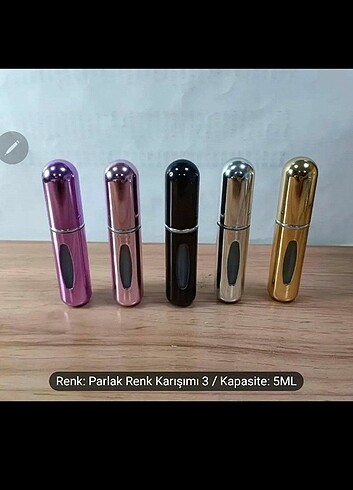 mini parfüm şisesi seyahat şise