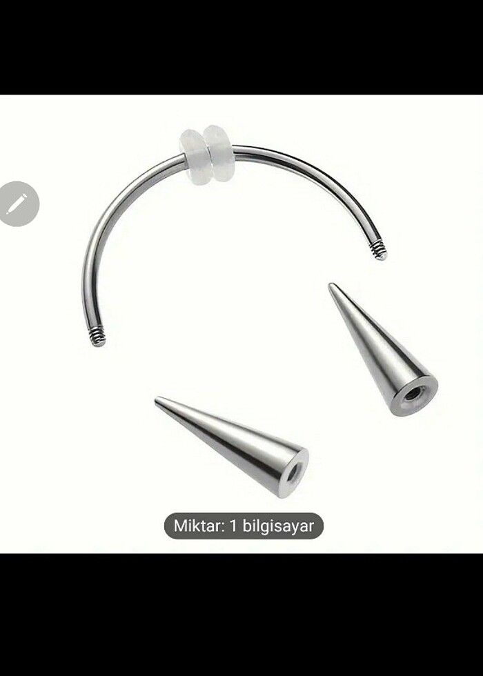 punk tarzı vampir diş piercing - Görsel 4