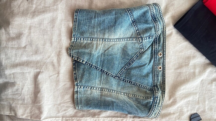 m Beden mavi Renk Jean-Denim üzt