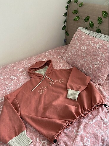 Trendyol Oversize Crop Sweat