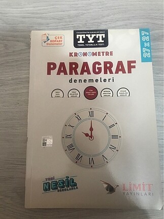 LİMİT YAYINLARI PARAGRAF DENEMELERİ