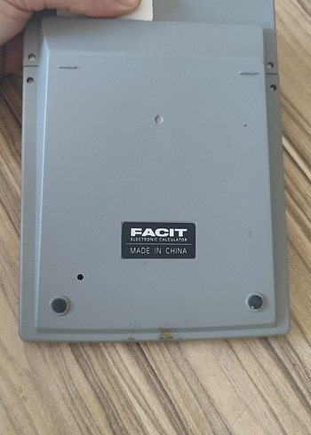 FACIT FC-1601L Hesap Makinesi Bej Gri - Görsel 4