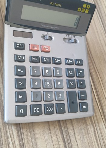 FACIT FC-1601L Hesap Makinesi Bej Gri - Görsel 5