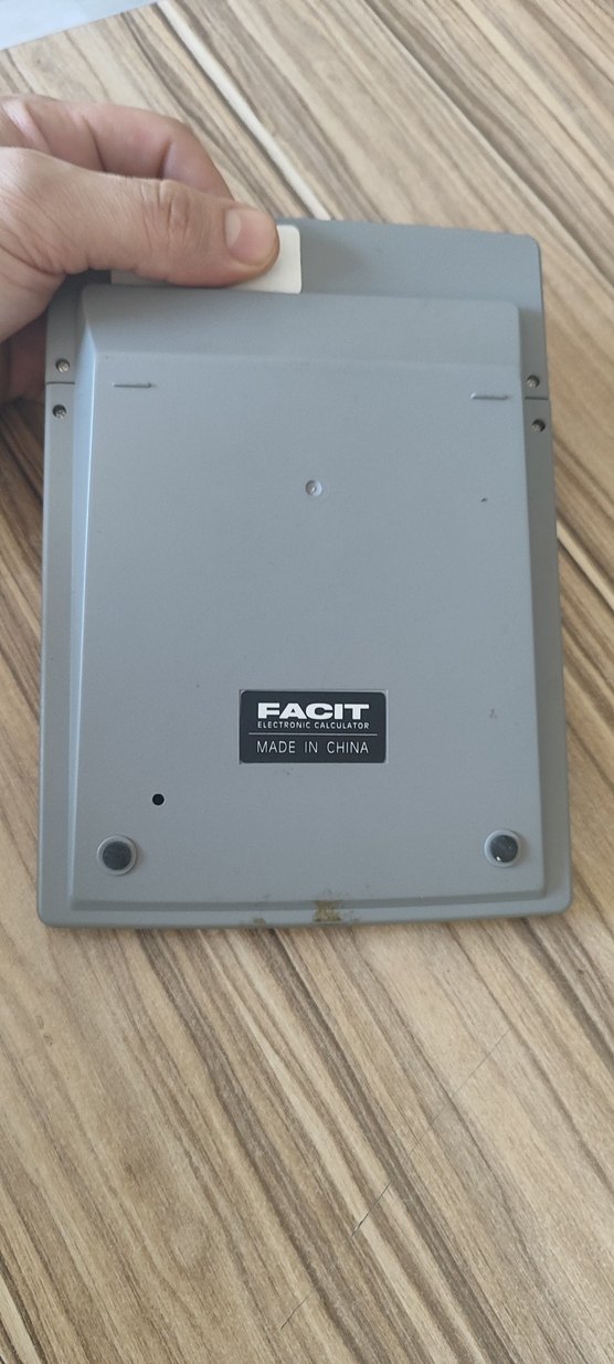 FACIT FC-1601L Hesap Makinesi Bej Gri - Görsel 4